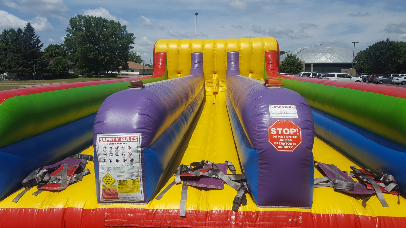Inflatable 3Lane Bungee Run Rental Minneapolis MN.